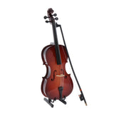 Maxbell DollHouse Decorative Miniature Music Instrument Cello - 1/6 Scale Dolls Toy