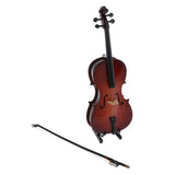Maxbell DollHouse Decorative Miniature Music Instrument Cello - 1/6 Scale Dolls Toy