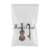 Maxbell DollHouse Decorative Miniature Music Instrument Violin - 1/12 Scale Toy
