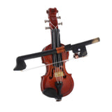 Maxbell DollHouse Decorative Miniature Music Instrument Violin - 1/12 Scale Toy