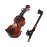 Maxbell DollHouse Decorative Miniature Music Instrument Violin - 1/12 Scale Toy
