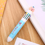 Maxbell Attractive Ballpoint Pen 10 in 1 Gel Ink Refills  Point Pens Blue