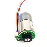 Maxbell 1:110 12V Geared Motor with Encoder Full Metal Motor 64RPM/min Reducer Motor