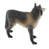 Maxbell Maxbell Simulation Animals Model Figure Kids Educational Toy Decor Black Wolf