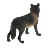 Maxbell Maxbell Simulation Animals Model Figure Kids Educational Toy Decor Black Wolf