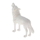 Maxbell Maxbell Realistic Plastic Animal Figure Simualtion Model Toys White Wolf