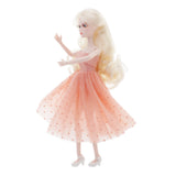 Maxbell Lovely 1/6 Girl Doll with Make up 12inch Princess Dolls Gifts Dot Dress