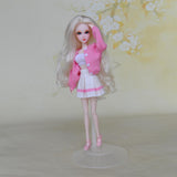 Maxbell Lovely 1/6 Girl Doll with Make up 12inch Princess Dolls Gifts Pink Suit