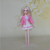 Maxbell Lovely 1/6 Girl Doll with Make up 12inch Princess Dolls Gifts Pink Suit