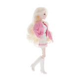 Maxbell Lovely 1/6 Girl Doll with Make up 12inch Princess Dolls Gifts Pink Suit