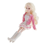 Maxbell Lovely 1/6 Girl Doll with Make up 12inch Princess Dolls Gifts Pink Suit