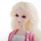 Maxbell Lovely 1/6 Girl Doll with Make up 12inch Princess Dolls Gifts Pink Suit