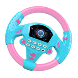 Maxbell 2Pieces Simulated Steering Wheel Toy Pretend Adventure Toy for Kids