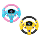 Maxbell 2Pieces Simulated Steering Wheel Toy Pretend Adventure Toy for Kids