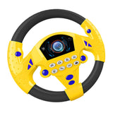 Maxbell 2Pieces Simulated Steering Wheel Toy Pretend Adventure Toy for Kids