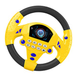 Maxbell 2Pieces Simulated Steering Wheel Toy Pretend Adventure Toy for Kids
