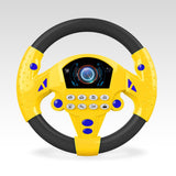 Maxbell 2Pieces Simulated Steering Wheel Toy Pretend Adventure Toy for Kids