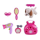 Maxbell Role-play Simulation Feeding Pet Toys-pet Grooming Style Dress up