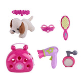 Maxbell Role-play Simulation Feeding Pet Toys-pet Grooming Style Dress up