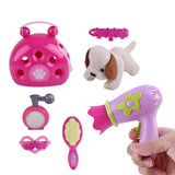 Maxbell Role-play Simulation Feeding Pet Toys-pet Grooming Style Dress up
