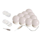 7x10Pcs  LED Vanity Dimmable Mirror Lamp Lights Bulbs Kit adhesive