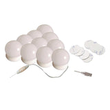 7x10Pcs  LED Vanity Dimmable Mirror Lamp Lights Bulbs Kit adhesive