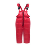 Maxbell Children Winter Hooded Duck Down Jacket + Trousers Snowsuit  Red - S