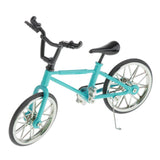 Maxbell 1/16 Alloy Vehicles Bicycle Model Mountain Bike Model Home Decor Blue
