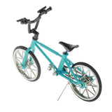 Maxbell 1/16 Alloy Vehicles Bicycle Model Mountain Bike Model Home Decor Blue