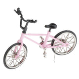 Maxbell 1/16 Alloy Vehicles Bicycle Model Mountain Bike Model Home Decor Pink