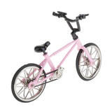 Maxbell 1/16 Alloy Vehicles Bicycle Model Mountain Bike Model Home Decor Pink