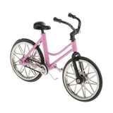 Maxbell 1/16 Diecast Vehicles Bicycle Model Mountain Bike Model Home Decor Pink