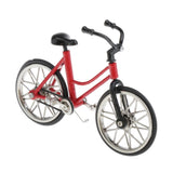 Maxbell 1/16 Diecast Vehicles Bicycle Model Mountain Bike Model Home Decor Red Black
