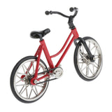 Maxbell 1/16 Diecast Vehicles Bicycle Model Mountain Bike Model Home Decor Red Black