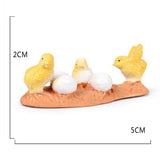 Maxbell Maxbell 5x Chick Models Animal Figures Cognitive Toy Party Favors Toys for Kids