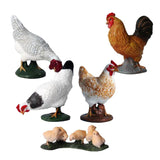 Maxbell Maxbell 5x Chick Models Animal Figures Cognitive Toy Party Favors Toys for Kids