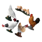 Maxbell Maxbell 5x Chick Models Animal Figures Cognitive Toy Party Favors Toys for Kids