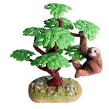 Maxbell Mini Ficus Tree Micro Landscape Decor Miniature Plant Model for Dollhouse