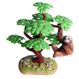Maxbell Mini Ficus Tree Micro Landscape Decor Miniature Plant Model for Dollhouse