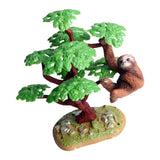 Maxbell Mini Ficus Tree Micro Landscape Decor Miniature Plant Model for Dollhouse