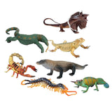 Maxbell Reptile Model Set Halloween Decor Ornament Spider Bat Props Children Toy