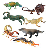 Maxbell Reptile Model Set Halloween Decor Ornament Spider Bat Props Children Toy