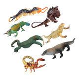 Maxbell Reptile Model Set Halloween Decor Ornament Spider Bat Props Children Toy