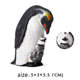 Maxbell Collectible Animal Penuins Family Figurines Miniatures Home Ornaments Decor