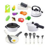 Maxbell Kids Plastic Play Kitchen Childrens Play Pretend Set Toy Accessories 22pcs