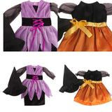 Maxbell Fashion Doll Clothes 18"    Dress Hat Halloween Decoration Purple
