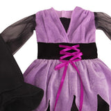 Maxbell Fashion Doll Clothes 18"    Dress Hat Halloween Decoration Purple