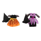 Maxbell Fashion Doll Clothes 18"    Dress Hat Halloween Decoration Purple