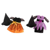 Maxbell Fashion Doll Clothes 18"    Dress Hat Halloween Decoration Purple
