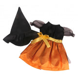 Maxbell Fashion Doll Clothes 18" American Doll Dress Hat Halloween Decoration Yellow